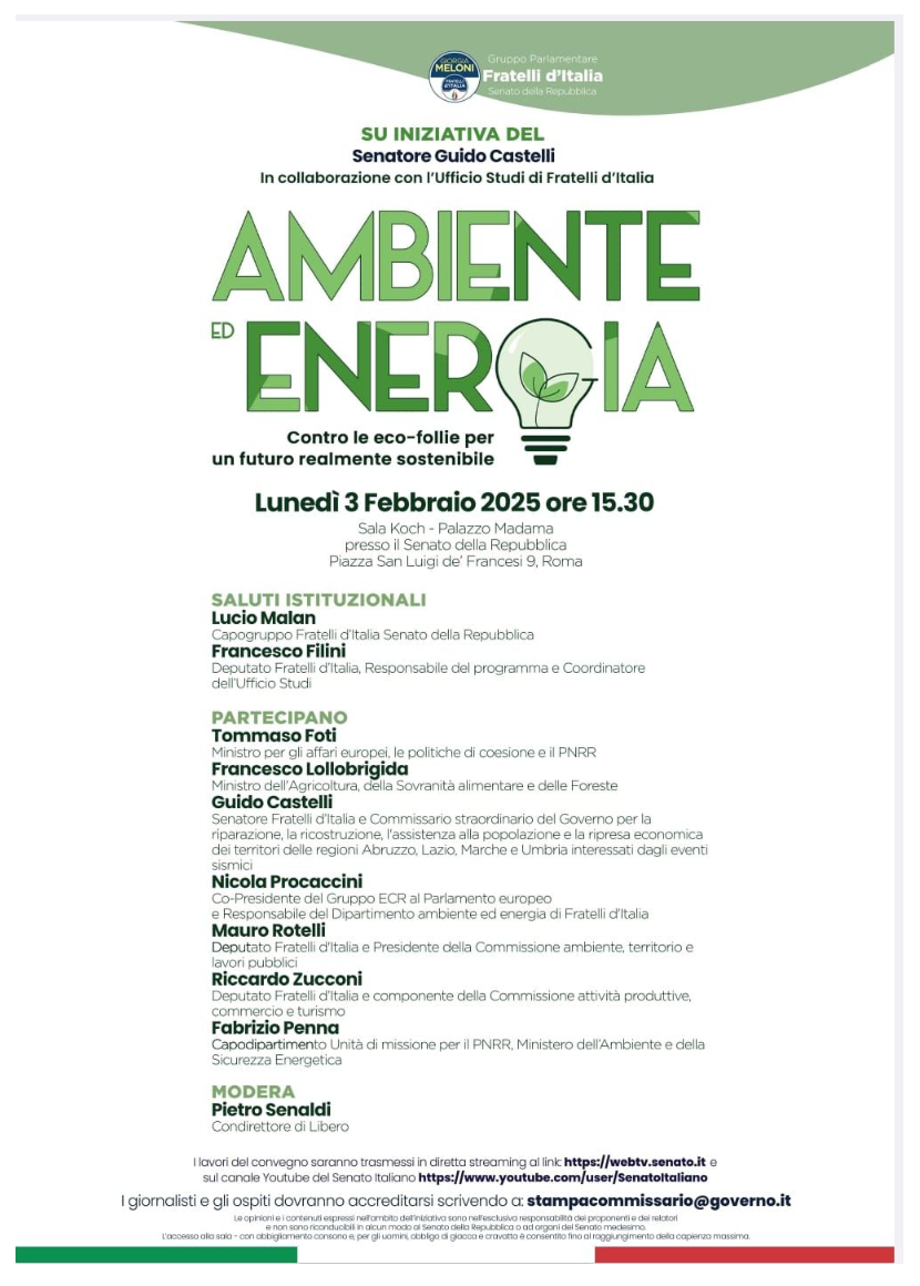 Ambiente ed energia - Contro le eco-follie per un futuro realmente sostenibile